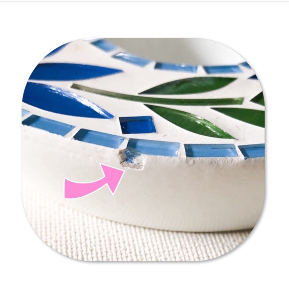 Blossom Mosaic Candle Holder - Picture 4 of 4